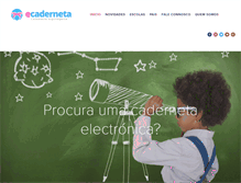 Tablet Screenshot of ecaderneta.com